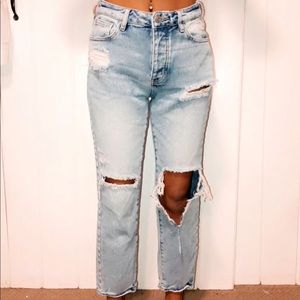 I am selling slightly used PacSun (mom jean)